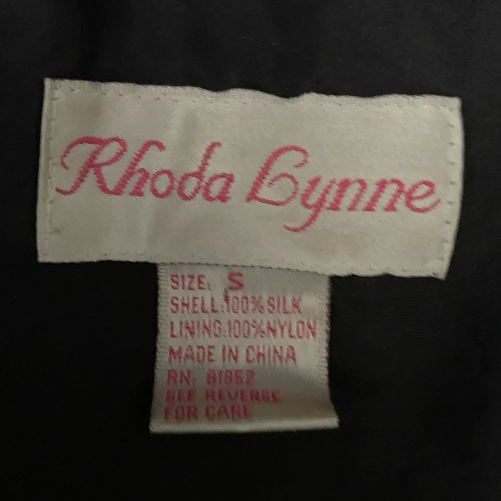 Rhoda Lynne Vintage 100% Silk Windbreaker Jacket